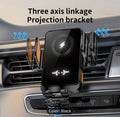 Smart Car Phone Holder with Wireless Charging (360° Rotation)