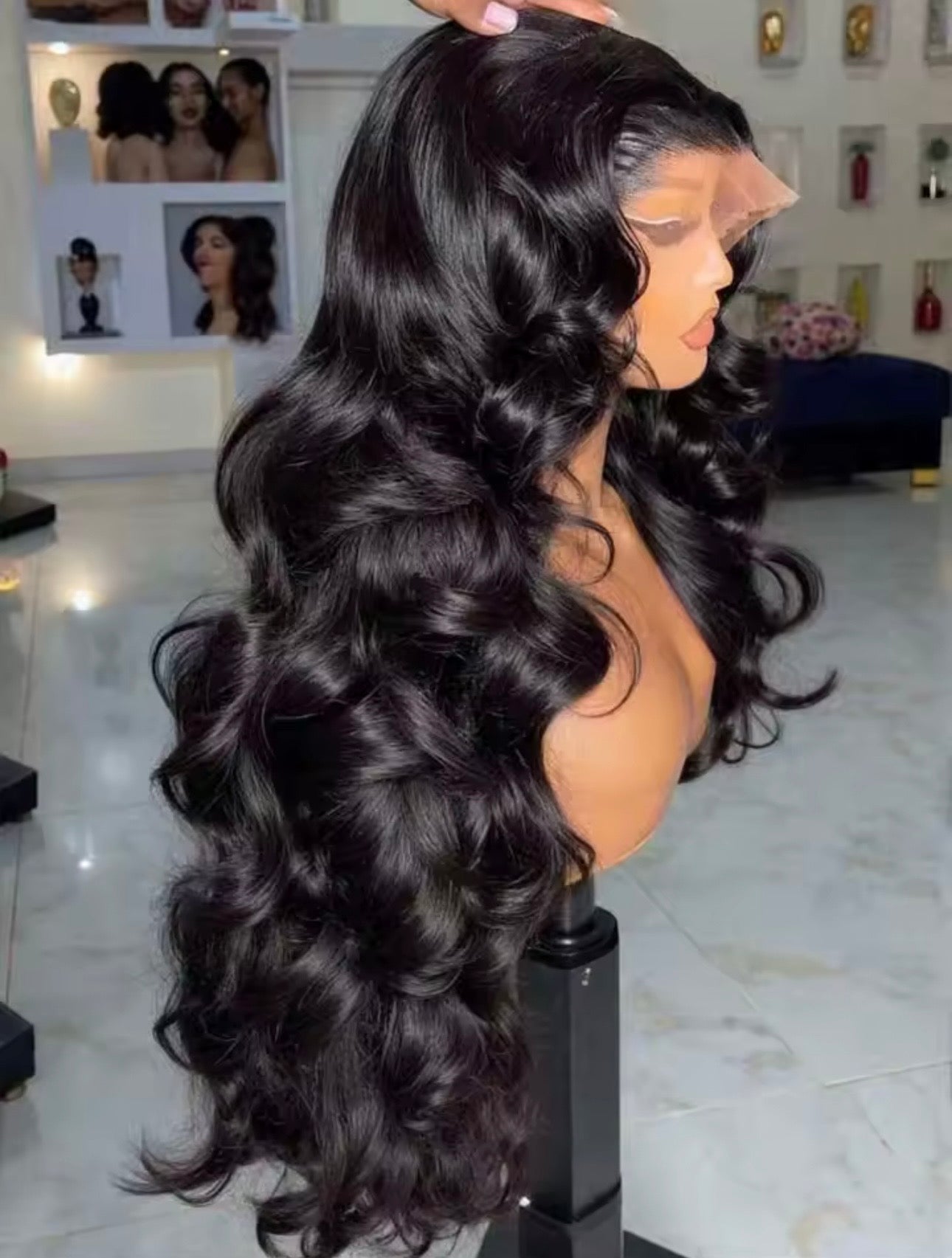 Luxury Straight Lace Front Wig – 13x6 HD Lace Human Hair
