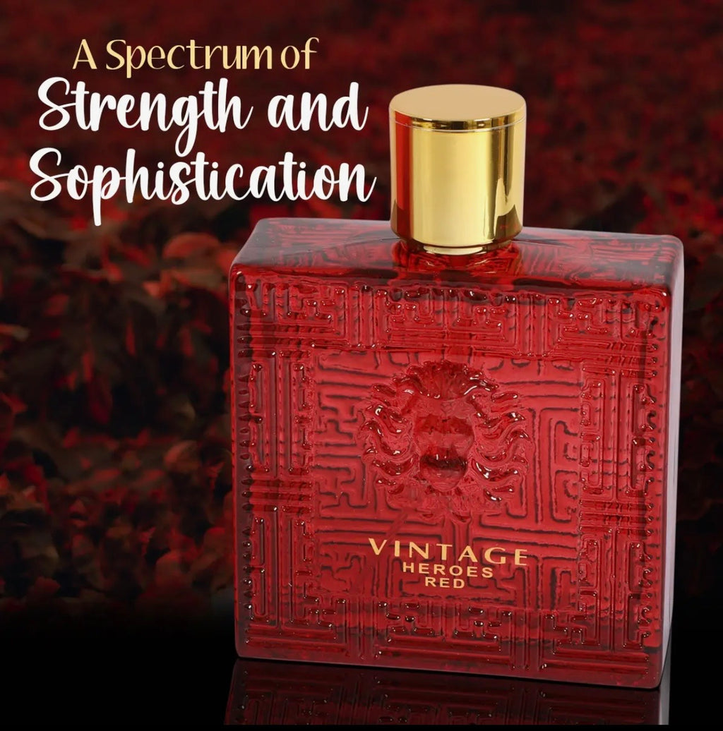 Vintage Heroes Red by Mia Beauty – Powerful & Sophisticated Scent 💎