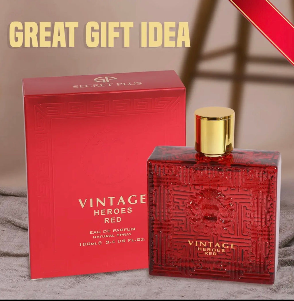 Vintage Heroes Red by Mia Beauty – Powerful & Sophisticated Scent 💎